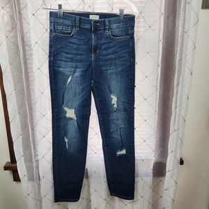 Sneak Peek Distressed Blue Jeans Size 5